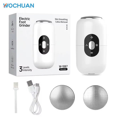 Râpe électrique _ anti-callosités _ Pieds Doux Instantanément | Portable | Rechargeable & Puissant