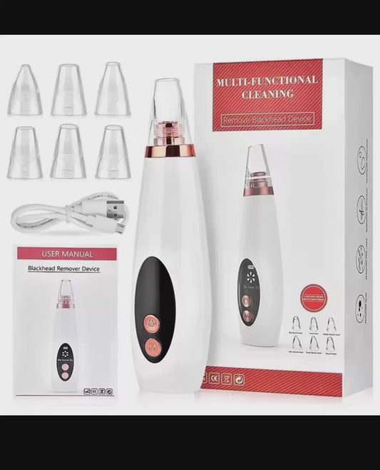 Extracteur de Points Noirs Électrique – Peau Propre & Lisse en 2 Minutes | Rechargeable